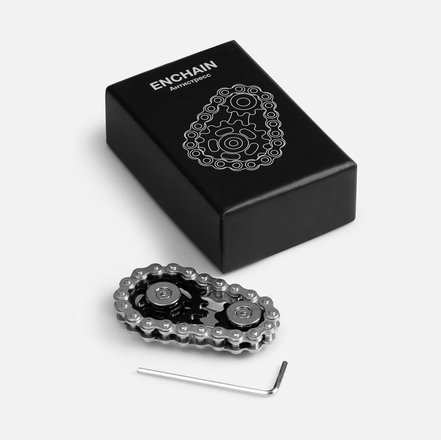 Антистресс Enchain серебристый