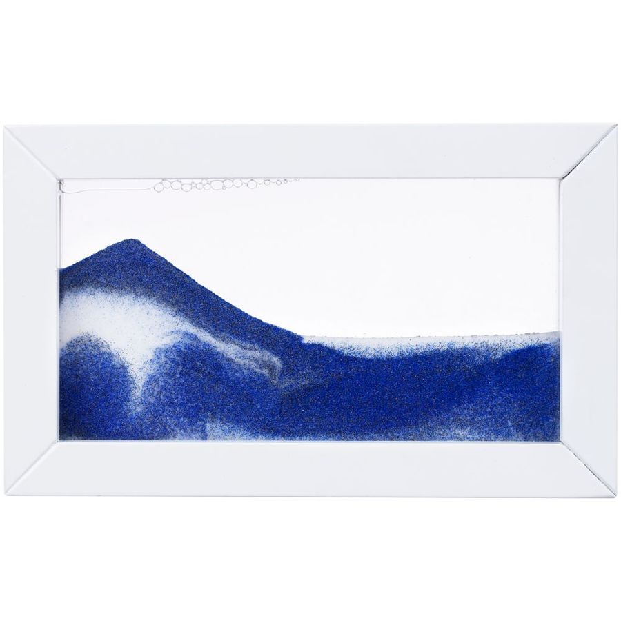 Песочная картина-антистресс Zenscape белая с синим