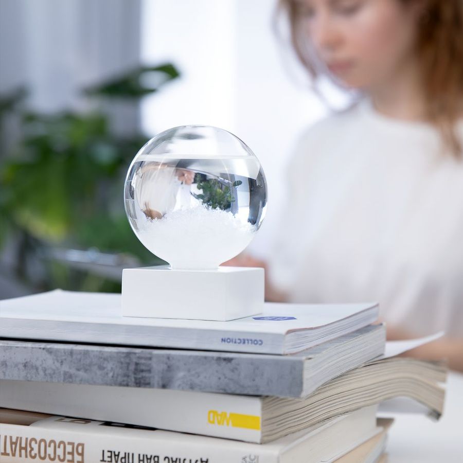 Штормгласс Mystery белый