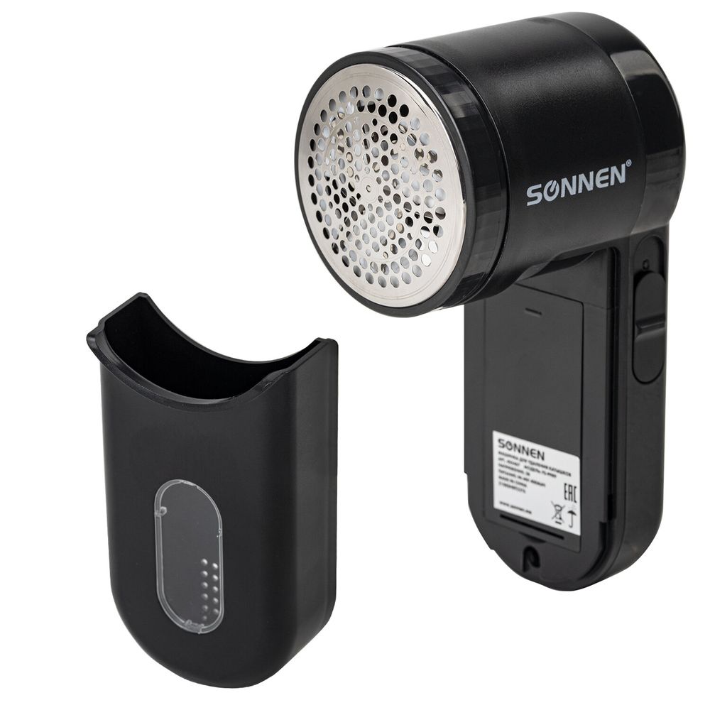 Машинка для удаления катышков с аккумулятором с широкой рабочей поверхностью SONNEN FS-9989