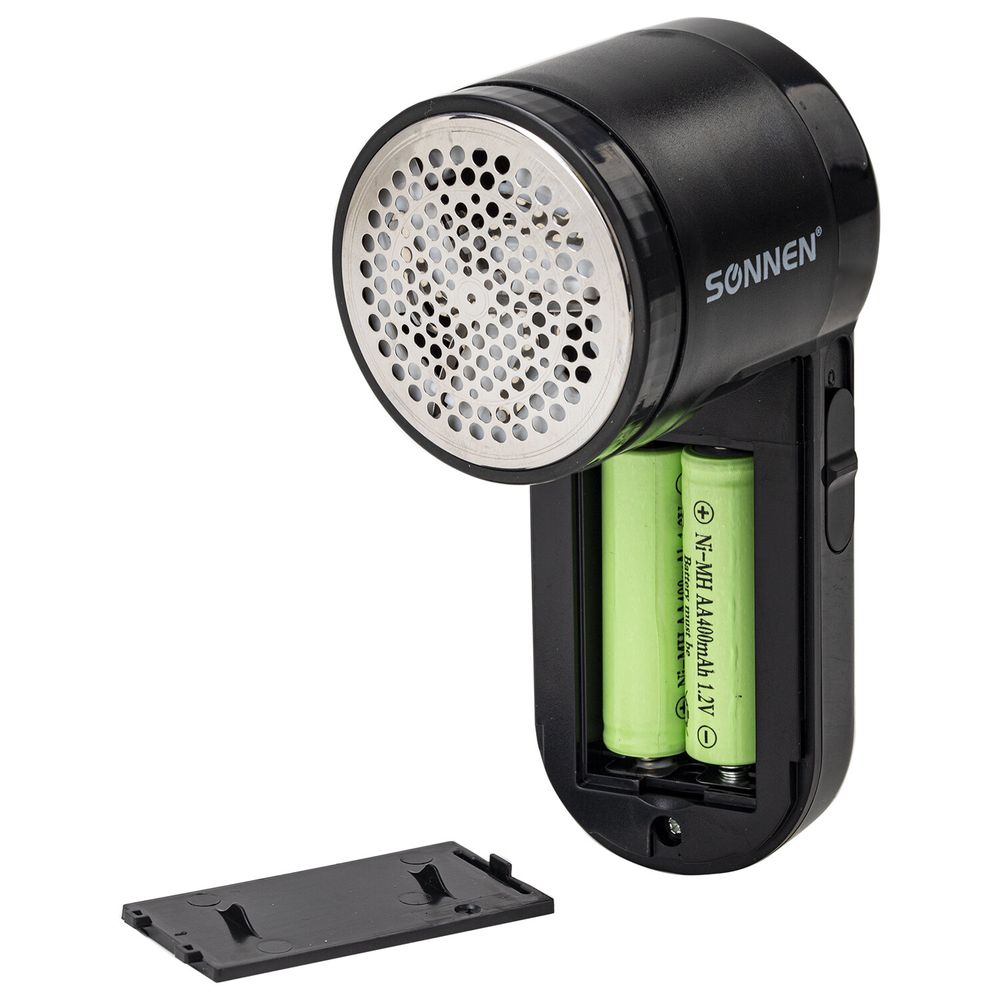 Машинка для удаления катышков с аккумулятором с широкой рабочей поверхностью SONNEN FS-9989