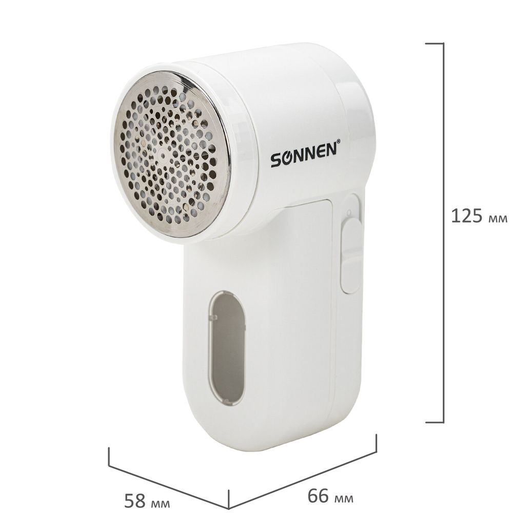 Машинка для удаления катышков с широкой рабочей поверхностью миниклинер SONNEN FS-9988