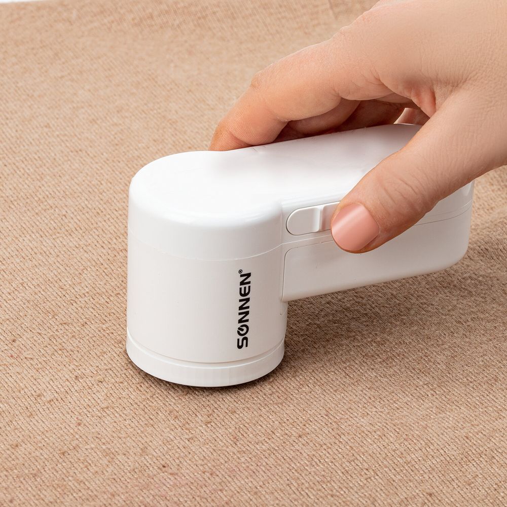 Машинка для удаления катышков с широкой рабочей поверхностью миниклинер SONNEN FS-9988