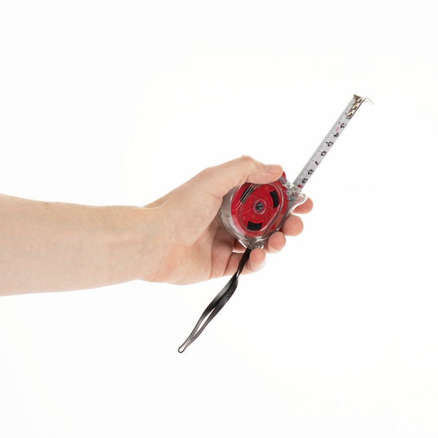 Рулетка Selvaksi 5 м красная