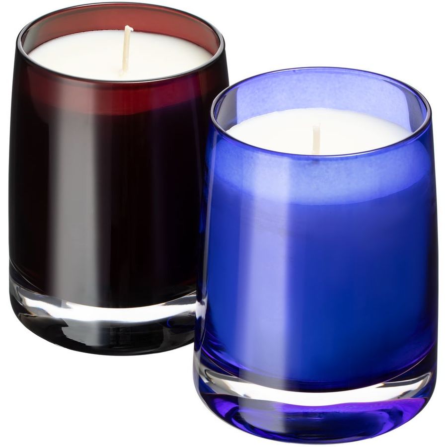 Ароматическая свеча Fragnola грейпфрут и ветивер бордовая