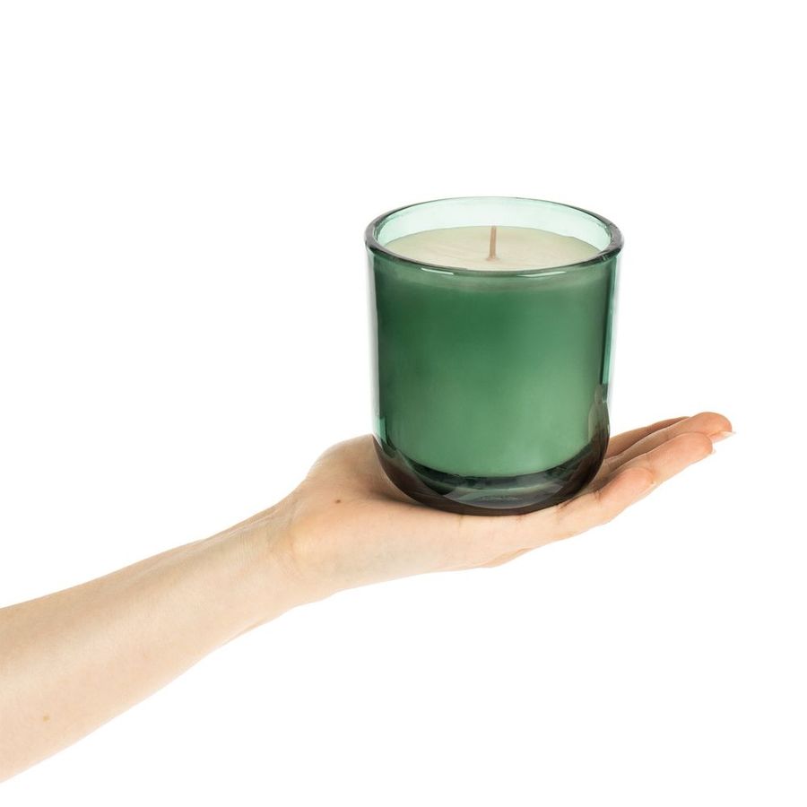 Ароматическая свеча Vitral дубовый мох и пачули зеленая