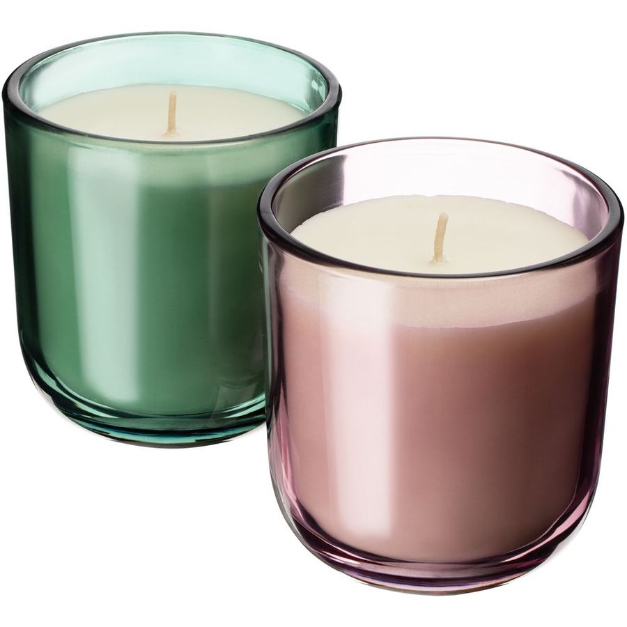 Ароматическая свеча Vitral красный апельсин и базилик фиолетовая