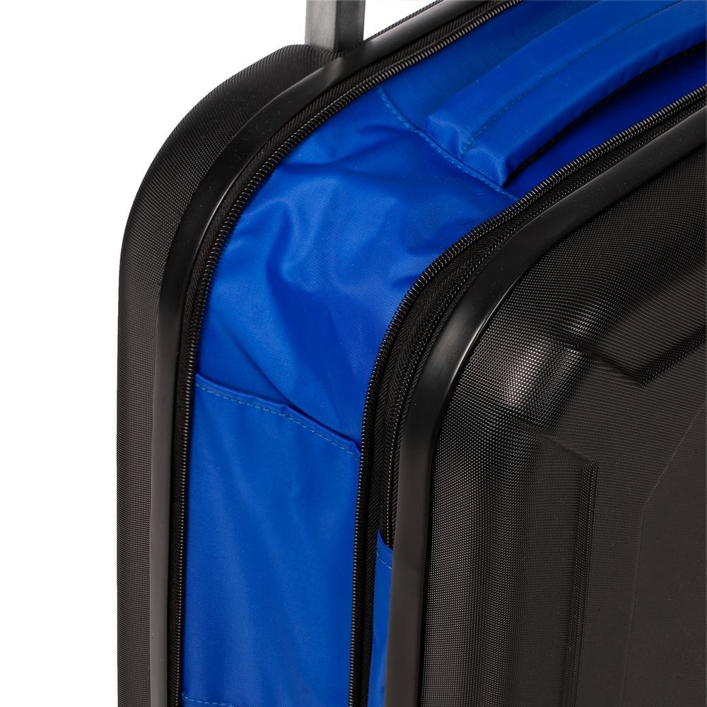 Чемодан Platta черный с синим