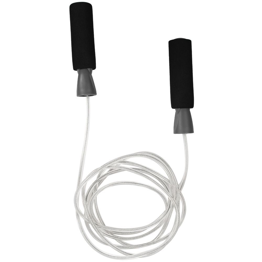 Скакалка скоростная Arriba черная с серым