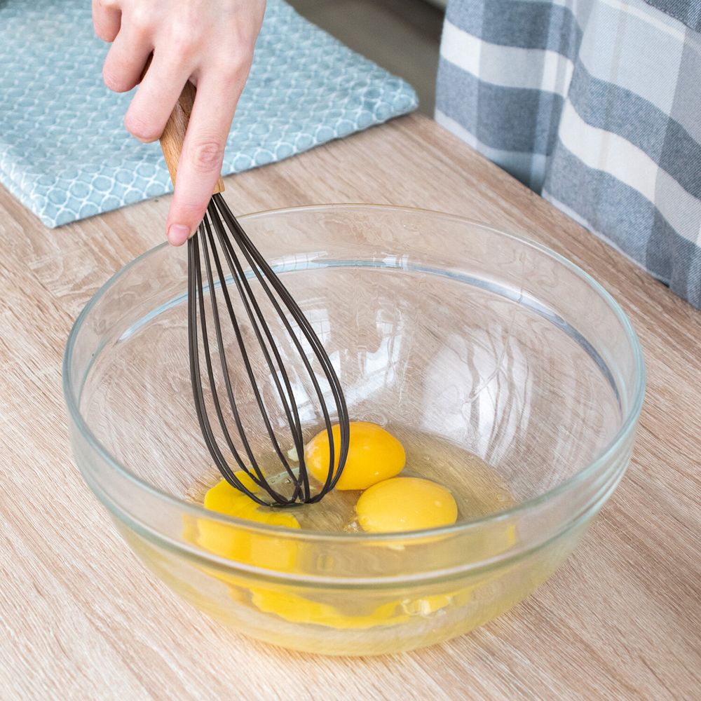 Набор силиконовых кухонных принадлежностей с деревянными ручками 12 в 1, серо-коричневый, DASWERK