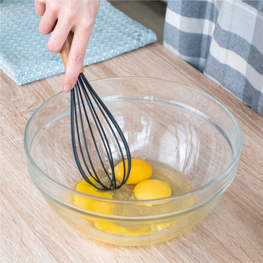 Набор силиконовых кухонных принадлежностей с деревянными ручками 12 в 1, серый, DASWERK