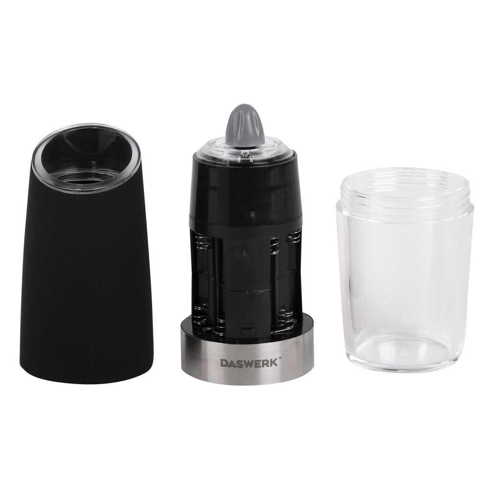 Гравитационная мельница для соли и специй электрическая с подсветкой, PM-5, DASWERK