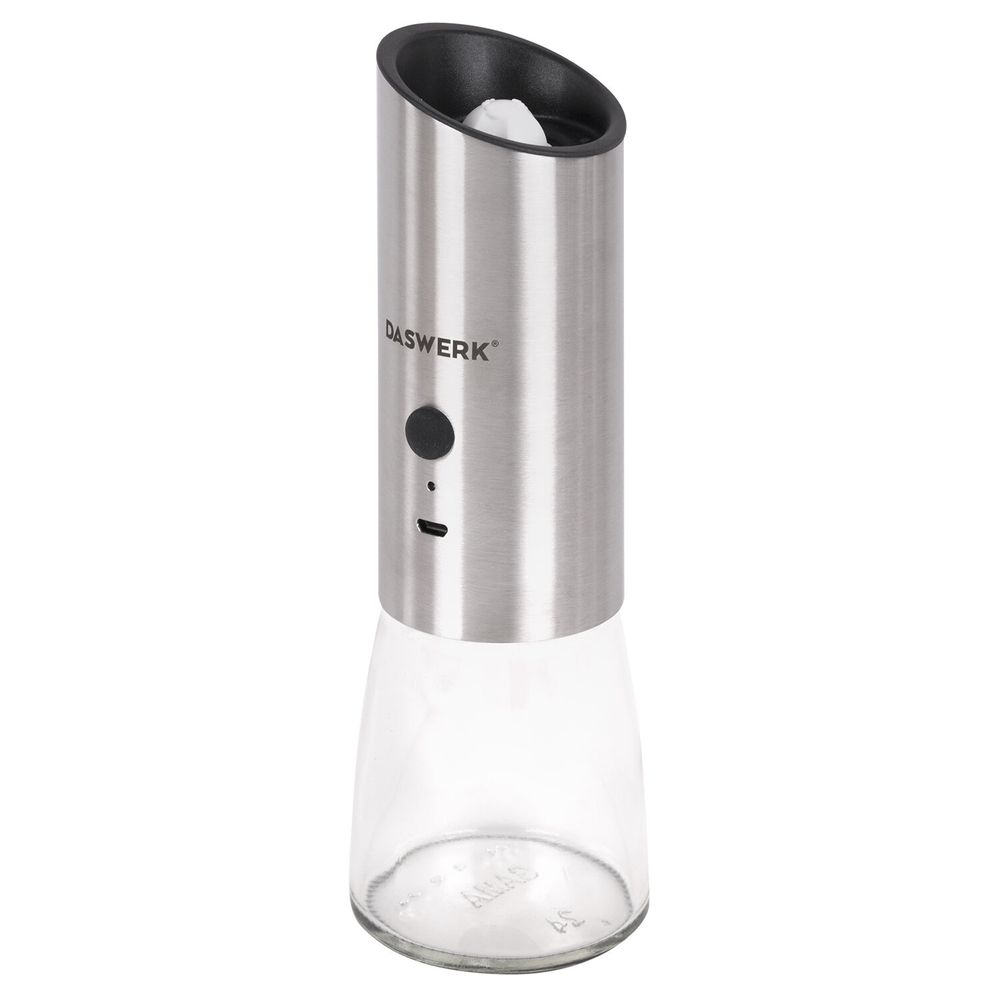Гравитационная мельница для соли и специй электрическая, USB, PM-7, DASWERK