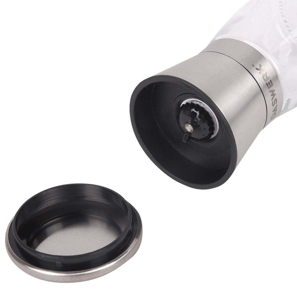 Механические ручные мельницы для соли и перца, набор 2 шт., нержавеющая сталь, DASWERK