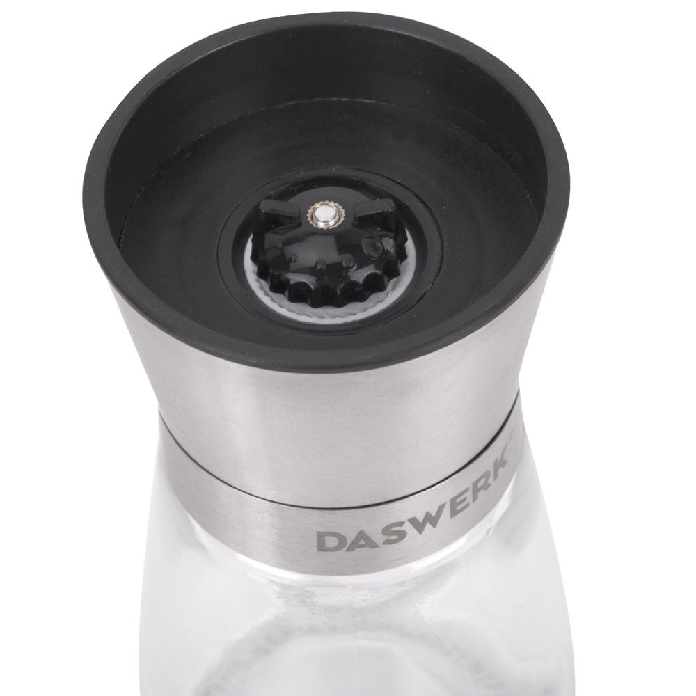Механические ручные мельницы для соли и перца, набор 2 шт., нержавеющая сталь, DASWERK