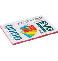 Бумага цветная BVG, А4, 80г, 50л/уп, оранжевая, медиум