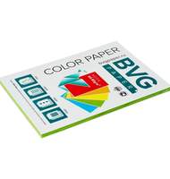 Бумага цветная BVG, А4, 80г, 100л/уп, зеленый, неон
