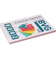 Бумага цветная BVG, А4, 80г, 100л/уп, розовая, пастель
