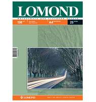 Фотобумага Lomond для струйной печати, А4, 130г, 25л, матовая/матовая, двусторонняя 0102039