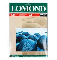 Фотобумага Lomond для струйной печати, А4, 170г, 25л, глянец, односторонняя 0102143
