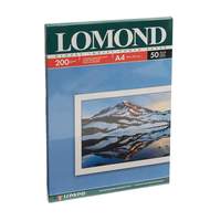 Фотобумага Lomond для струйной печати, А4, 200г, 50л, глянцевая, односторонняя 0102020