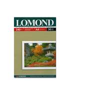 Фотобумага Lomond для струйной печати, А4, 240г, 50л, глянцевая, односторонняя 0102135