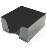Подставка под блок для записей, 9*9*4,5 см, черная