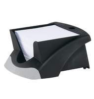 Подставка Durable для бумажного блока + блок, 9х9х5 + блок, черная 7714-01