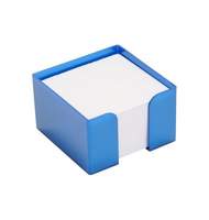 Подставка под бумажный блок   9х9х4,5см, голубая