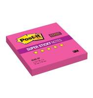 Блокнот суперклейкий 3M Post-it 654R-SP Super Sticky, 76х76мм, 90л, розовый