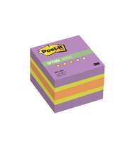 Куб 3M Post-it 2051-ONV Optima Зима, 51х51мм, 400л, фиолетовая неоновая радуга, 3 цвета