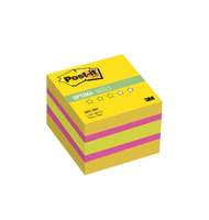 Куб 3M Post-it 2051-ONY Optima Лето, 51х51мм, 400л, желтая неоновая радуга, 3 цвета