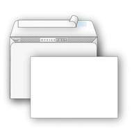 Конверт Е65 110х220, стрип, OfficePost, 1000шт/уп, белый