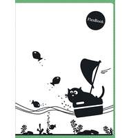 Тетрадь 80л, А4, клетка, Flex Book Expert Complete Funny Animals, зеленая