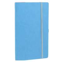 Записная книжка Erich Krause FESTIVAL, А5, 130х210, на резинке, голубая