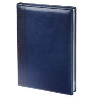 Ежедневник недатированный, синий, тв пер, 140х200, 160л, Lozanna AZ052/blue