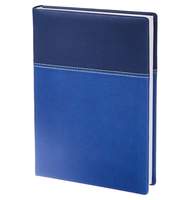 Ежедневник недатированный, синий, тв пер, 140х200, 160л, Patchwork AZ353/blue