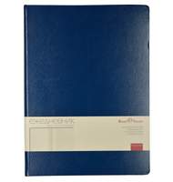 Ежедневник недатированный A4, 160л, MEGAPOLIS синий 