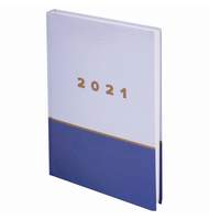 Ежедневник датированный 2021 (145х215 мм), А5, STAFF, ламинированная обложка, 