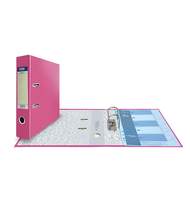 Папка-регистратор Expert Complete Classic, сверху пластик, внутри - картон, 75 мм, розовый