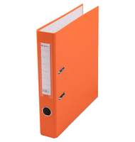 Папка-регистратор Lamark PP 50 мм оранжевый, металл.окантовка, карман