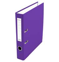 Папка-регистратор Lamark PP 50мм фиолетовый, металл.окантовка, карман