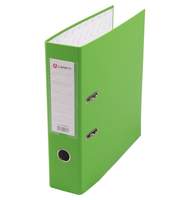 Папка-регистратор Lamark PP 80мм светло-зеленый, металл.окантовка, карман