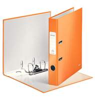 Папка-регистратор Leitz WOW, картон, 50 мм, оранжевый