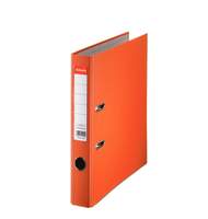 Папка-регистратор Esselte Economy, сверху пластик, внутри - картон, 50 мм, оранжевый