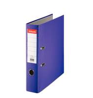 Папка-регистратор Esselte Economy, сверху пластик, внутри - картон, 75 мм, фиолетовый