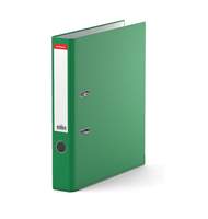 Папка-регистратор Erich Krause Стандарт, сверху пластик, внутри - картон, 50 мм, зеленый