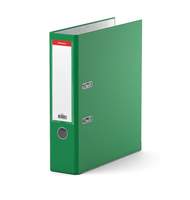 Папка-регистратор Erich Krause Бизнес, сверху пластик, внутри - картон, 70 мм, зеленый