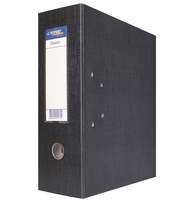 Папка-регистратор Expert Complete Classic HC, сверху пластик, внутри - картон, 125 мм, черный