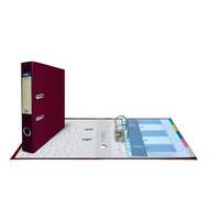 Папка-регистратор Expert Complete Classic, сверху пластик, внутри - картон, 50 мм, бордовый